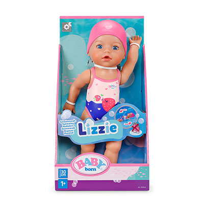 Baby Born 30cm Swimming Lissi Doll With Blue Costume